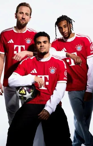Bayern Munich 2026/27 Home Jersey: Red Stripes, Gold & History