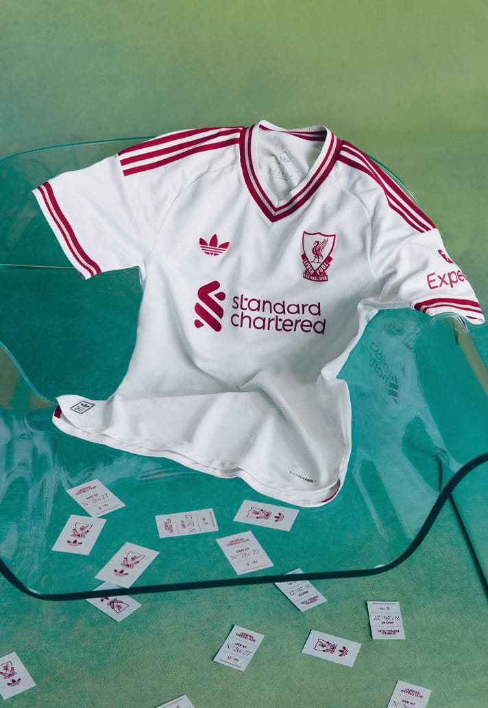 Liverpool 2026/27 Away Jersey: Anfield Ticket History in White