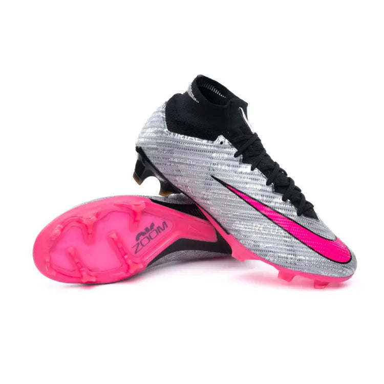 Nike Air Zoom Mercurial Superfly Elite 9 FG XXV - Silver/Pink/Black