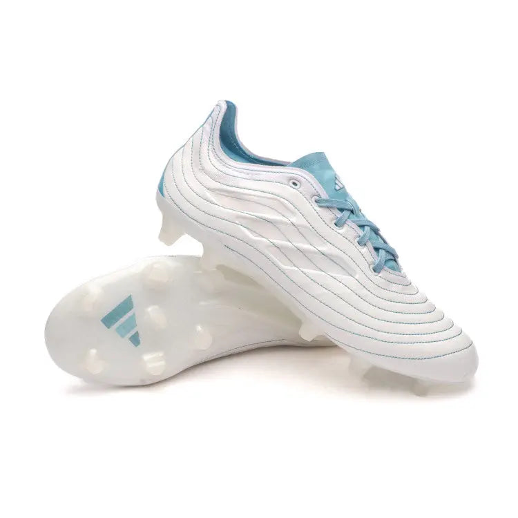 adidas Parley Copa Pure .1 FG - White/Grey/Preloved Blue LIMITED EDITION