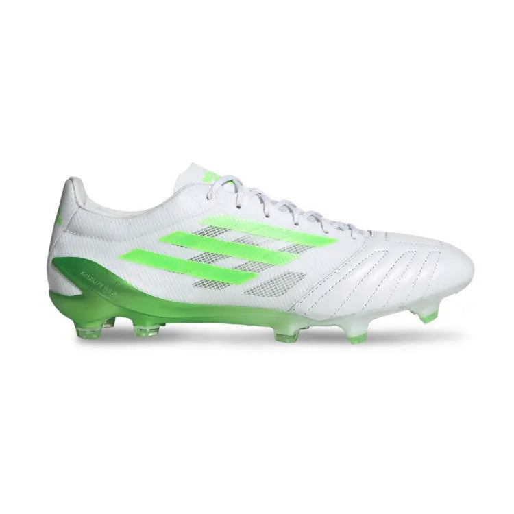 adidas X Speedportal 99 Leather .1 FG Speed Sense - Footwear White/Solar Green LIMITED EDITION